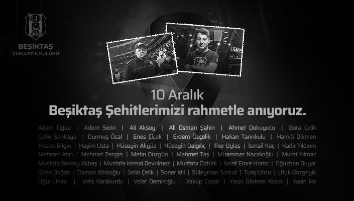 10 Aralık 2016 Her Şey Siyah! Şehitlerimizi Saygıyla Rahmetle Anıyoruz 10 Aralık 2016 Her Şey Siyah! Şehitlerimizi Saygıyla Rahmetle Anıyoruz