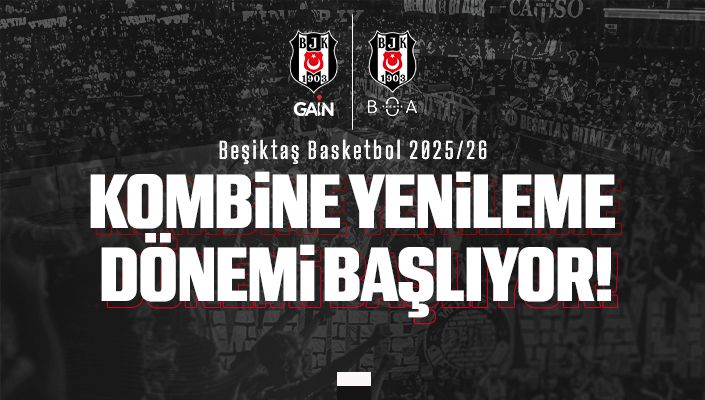 2025-26 Basketbol Sezonu Kombineleri Yenileme Dönemi Hakkında Bilgilendirme 2025-26 Basketbol Sezonu Kombineleri Yenileme Dönemi Hakkında Bilgilendirme