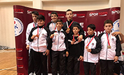 11-13 Yaş Minikler Grekoromen Stil Türkiye Grup Şampiyonası’nda 4 Birincilik