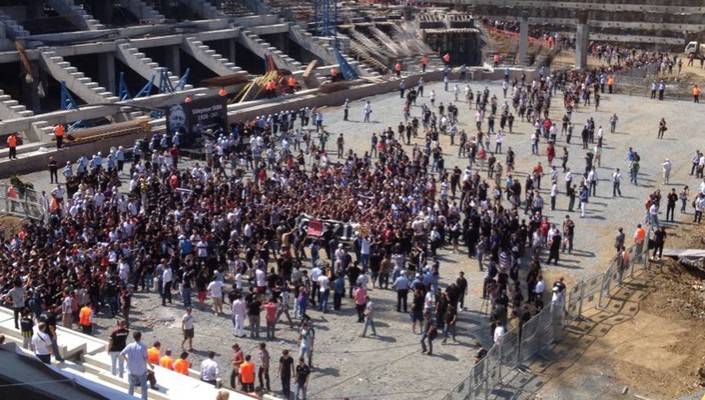 Vodafone Arena Stadı İnşaatında Son 1 Ayda Yapılan İmalatlar Vodafone Arena Stadı İnşaatında Son 1 Ayda Yapılan İmalatlar