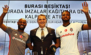 Joint signing ceremony for Vagner Love and Cyle Larin