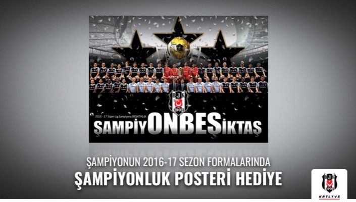 2016-17 Sezon Formalarında, Şampiyonluk Posteri Hediye! 2016-17 Sezon Formalarında, Şampiyonluk Posteri Hediye!