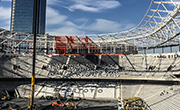 Vodafone Arena’da Çatı Bloğuna Membran Serme İşlemi Başladı