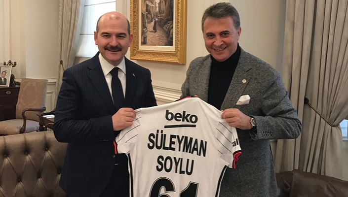 Başkanımız Fikret Orman’dan İçişleri Bakanı Süleyman Soylu’ya Ziyaret Başkanımız Fikret Orman’dan İçişleri Bakanı Süleyman Soylu’ya Ziyaret