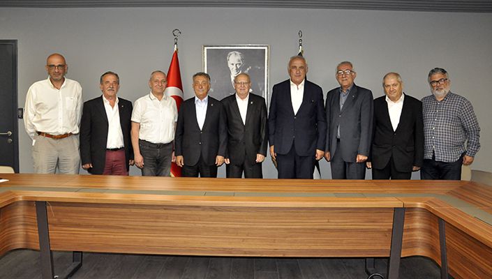 Başkanımız Ahmet Nur Çebi, Seçme ve Sicil Kurulumuzun Başkanı Şahabettin Önkol ve Üyeleriyle Bir Araya Geldi Başkanımız Ahmet Nur Çebi, Seçme ve Sicil Kurulumuzun Başkanı Şahabettin Önkol ve Üyeleriyle Bir Araya Geldi