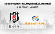 Beşiktaş BOA Kadın Basketbol Takımımızla İngiltere’de Zafere Turluyoruz