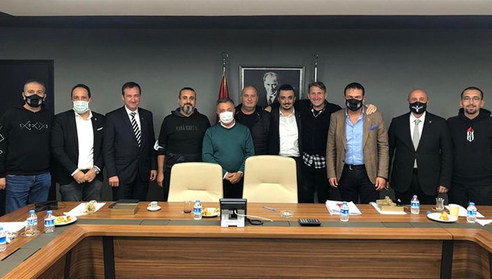 Beşiktaş Derneklerinin Başkanlarından Kulübümüze Ziyaret Beşiktaş Derneklerinin Başkanlarından Kulübümüze Ziyaret