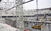 Vodafone Arena'da Çatı Bloğunun Kaldırılması İşlemi Devam Ediyor
