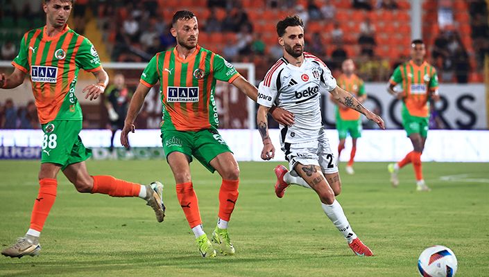 Corendon Alanyaspor:1 Beşiktaş:1 Corendon Alanyaspor:1 Beşiktaş:1