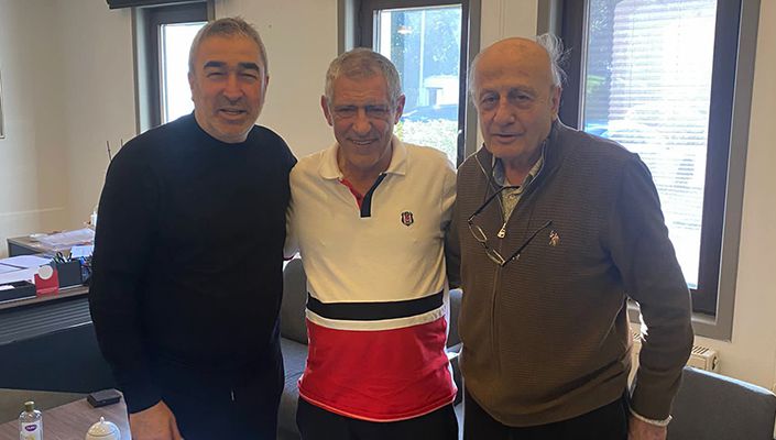 Efsane Futbolcumuz Sanlı Sarıalioğlu’ndan Samet Aybaba ile Fernando Santos’a Ziyaret Efsane Futbolcumuz Sanlı Sarıalioğlu’ndan Samet Aybaba ile Fernando Santos’a Ziyaret