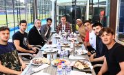 Beşiktaş Football Teams General Coordinator Samet Aybaba gets together with Black Eagles