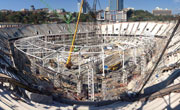 Vodafone Arena'da Çatı İnşaatında Önemli Gelişme 
