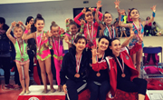 Beşiktaş rhythmic gymnasts grab 4 gold medals 