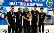 Beşiktaş Table Tennis ended the season in third place
