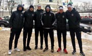 Futbolcularımız Kiev’de Yürüyüş Yaptı