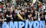 Beşiktaş Safi Çimento  lift 2023 Super Cup trophy 