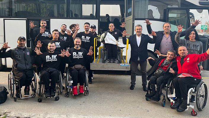 Tekerlekli Sandalye Basketbol Takımımıza Anlamlı Karşılama Tekerlekli Sandalye Basketbol Takımımıza Anlamlı Karşılama