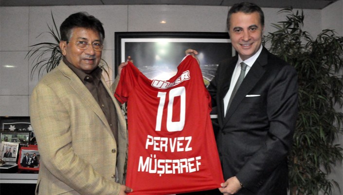Pervez Müşerref’ten Kulübümüze Ziyaret Pervez Müşerref’ten Kulübümüze Ziyaret