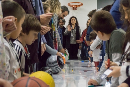 Children enjoy fair-play workshop at Beşiktaş Museum 