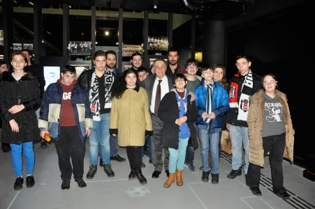 Students visiting Beşiktaş JK Museum...