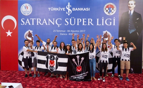 Beşiktaş Chess team win Turkish national title...