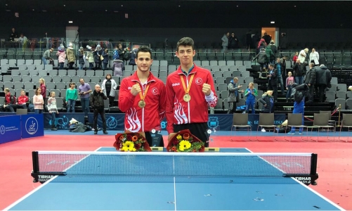 Turkey U-21 Table Tennis Team made up of Beşiktaş players win European title