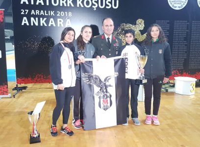 Beşiktaş runners win the team competition at Great Ataturk Run held in Ankara