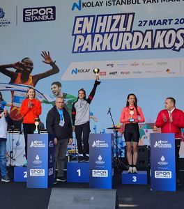 Ezgi Kaya of Beşiktaş wins 10 km Istanbul Half-Marathon 