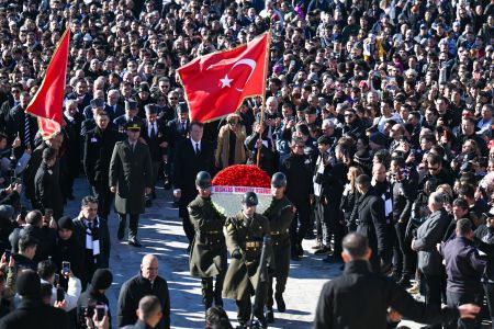 Beşiktaş visit Great Leader Ataturk 