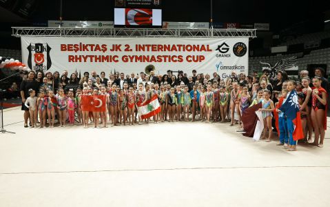 Opening ceremony of 2nd International Beşiktaş JK Rhythmic Gymnastics Tournament 