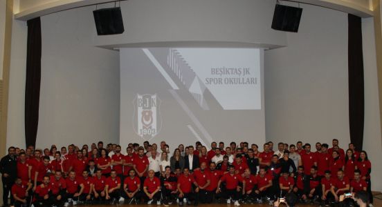 Closing ceremony for Beşiktaş JK Sports Schools' Winter Semester Camp at Antalya