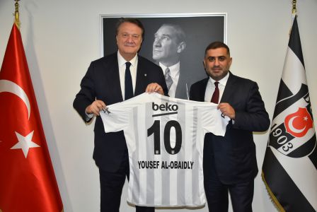 Digiturk beIN Media Group CEO Yousef Al-Obaidly pay a visit to Beşiktaş 