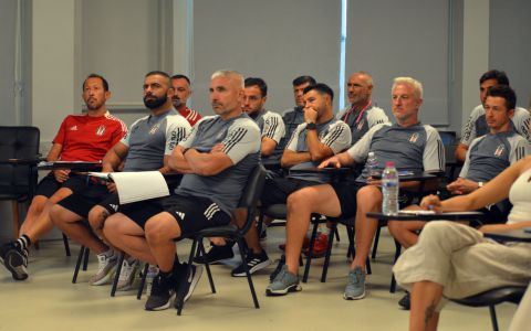 Beşiktaş Football Academy coaches at a seminar 