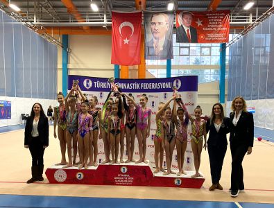 Beşiktaş' junior rhythmic gymnasts finished third in tournament