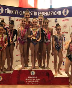 Beşiktaş Rhythmic Gymnasts shine at Marmara Regionals