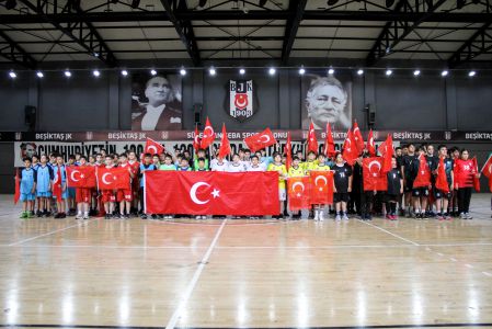 Juniour handballers of Beşiktaş at  19 May Handball Festival 