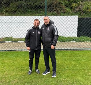 Samet Aybaba, Beşiktaş Artaş U-15 Takımımızın Antrenmanını İzledi