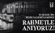 10 Aralık 2016 Her Şey Siyah! Şehitlerimizi Saygıyla ve Rahmetle Anıyoruz