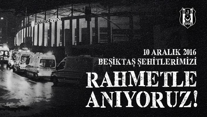 10 Aralık 2016 Her Şey Siyah! Şehitlerimizi Saygıyla ve Rahmetle Anıyoruz