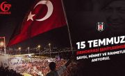 15 Temmuz Demokrasi Şehitlerimizi Saygıyla ve Rahmetle Anıyoruz