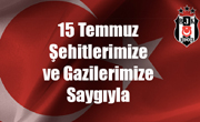 15 Temmuz Şehitlerimize ve Gazilerimize Saygıyla