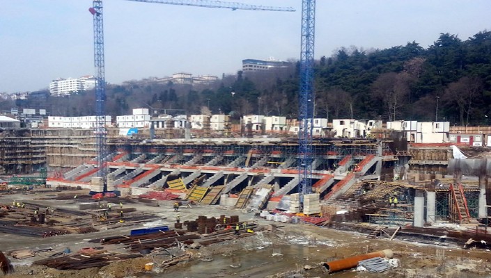Vodafone Arena İnşaatından Son Fotoğraflar (12 Mart 2014)