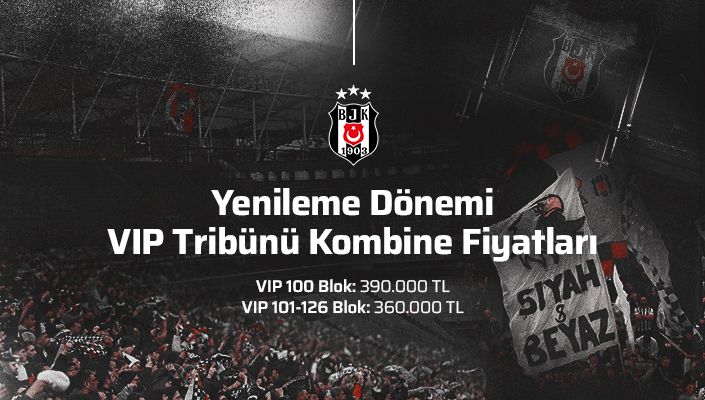 2026-2027 Sezonu VIP Tribün Kombine Yenileme Dönemi Hakkında Bilgilendirme