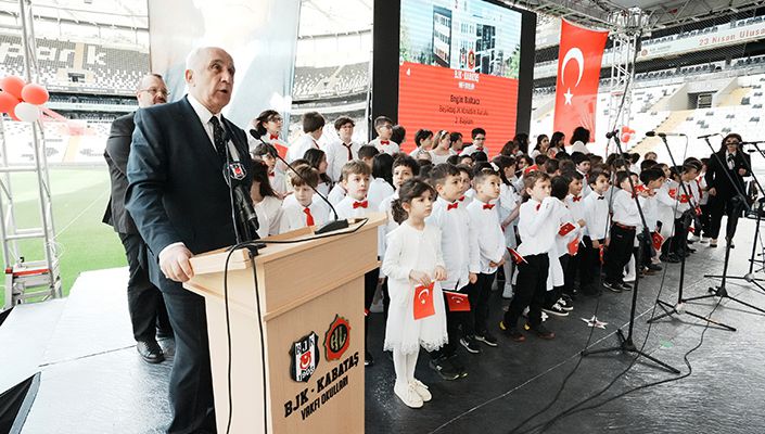 23 Nisan Ulusal Egemenlik ve Çocuk Bayramı, Vodafone Park’ta Coşkuyla Kutlandı
