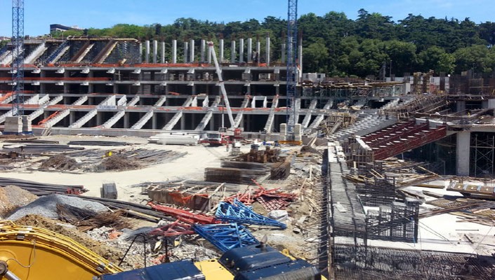 Vodafone Arena İnşaatından Son Fotoğraflar (20 Mayıs 2014)