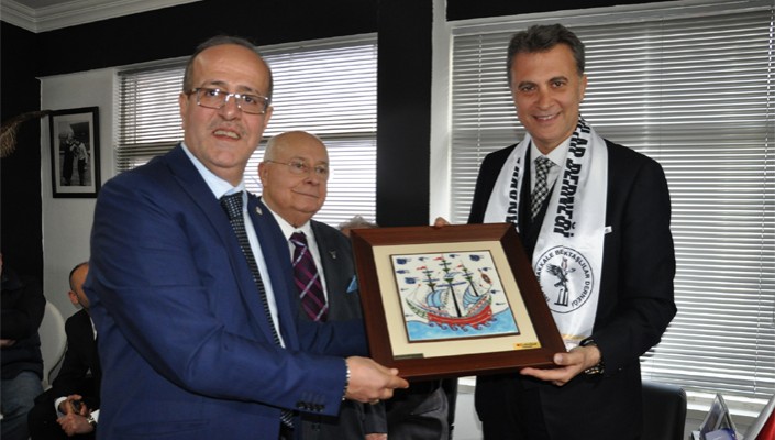 Çanakkale Beşiktaşlılar Derneği Başkanı Dom, Başkanımız Fikret Orman’a Teşekkür Etti