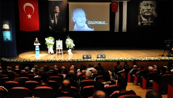 Onursal Başkanımız Merhum Süleyman Seba, Fulya Kültür Merkezi’nde Düzenlenen Törenle Anıldı
