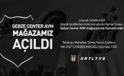 Gebze Center AVM Kartal yuvası Mağazamız Hizmetinizde
