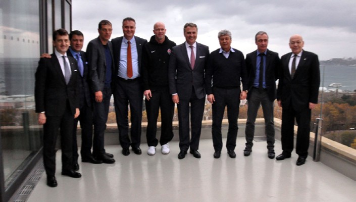 Başkanımızdan Lucescu ve Zago'ya Yemek
