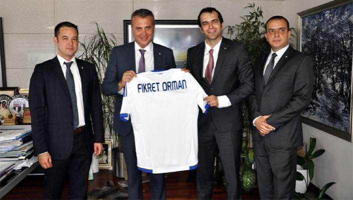 Ukrayna Beşiktaşlılar Derneği’nden Başkanımıza Ziyaret